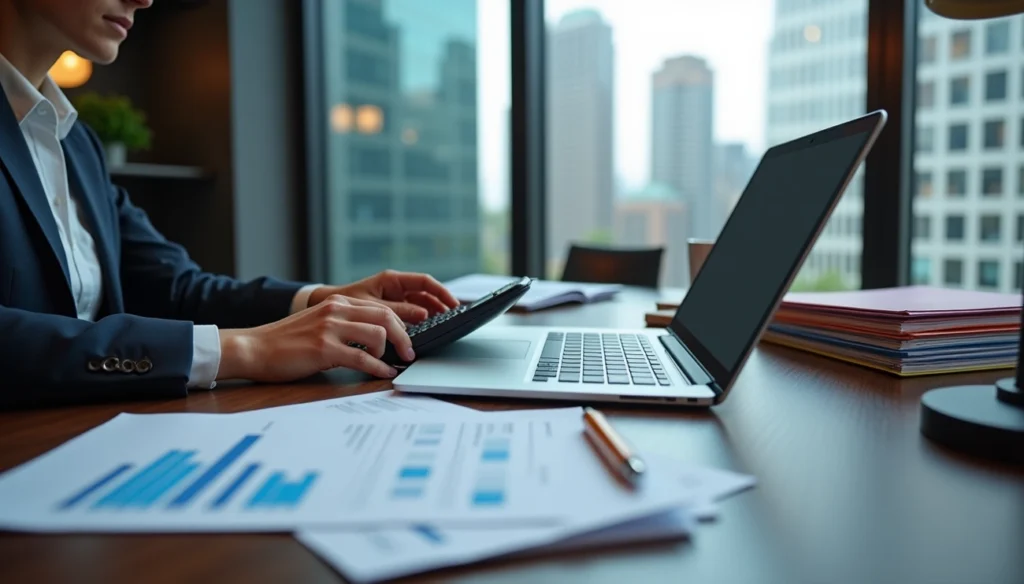 Employer reviewing prevailing wage determination documents to ensure compliance with Department of Labor requirements in 2025